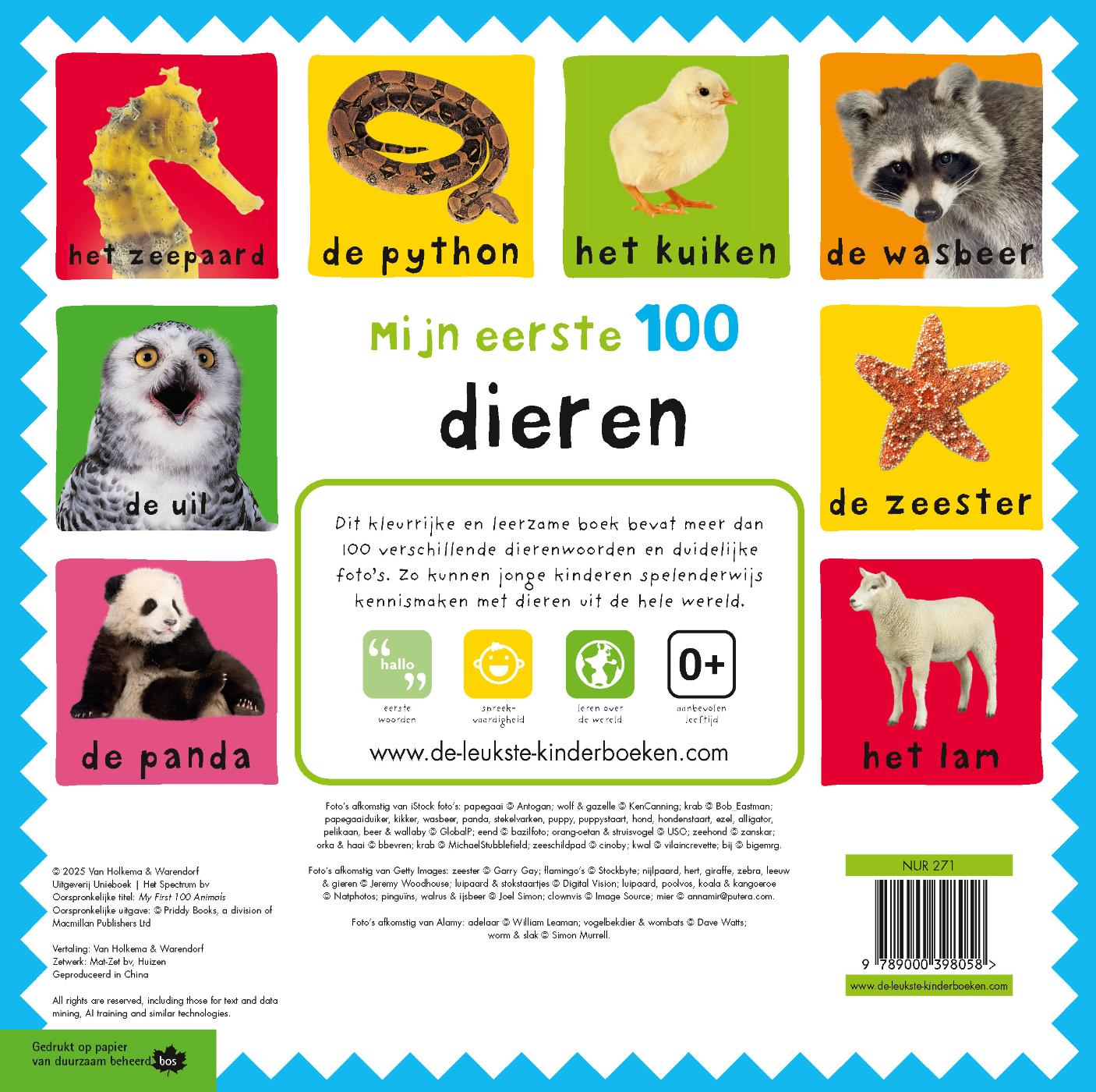 image for Mijn eerste 100 dieren