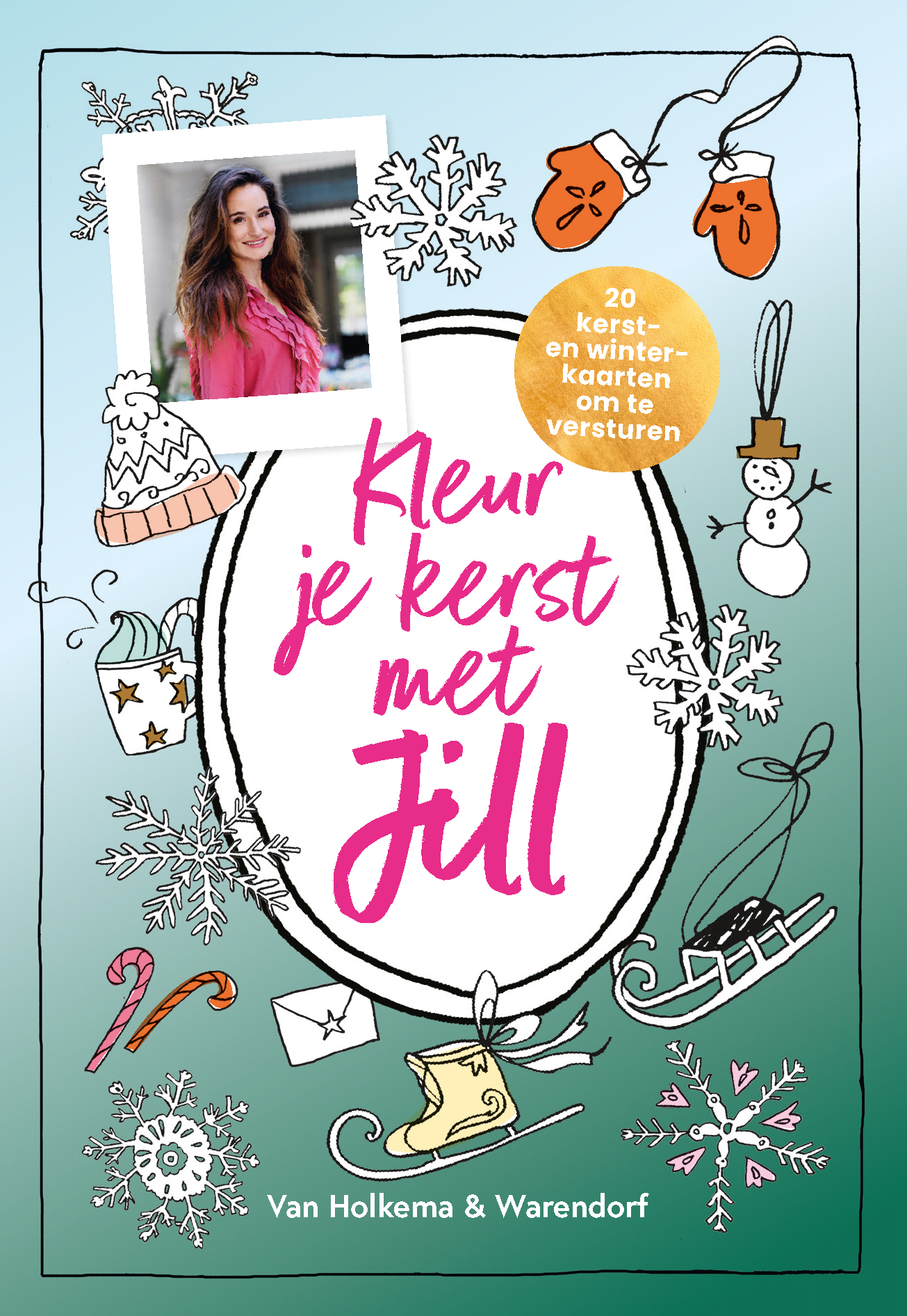 Kleur je kerst met Jill 