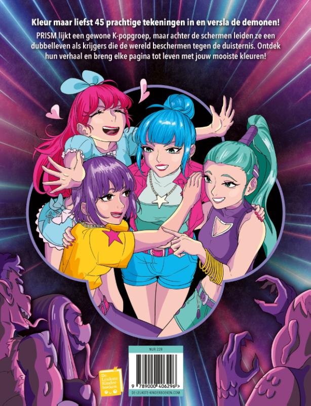 image for K-Pop Midnight Idols kleurboek