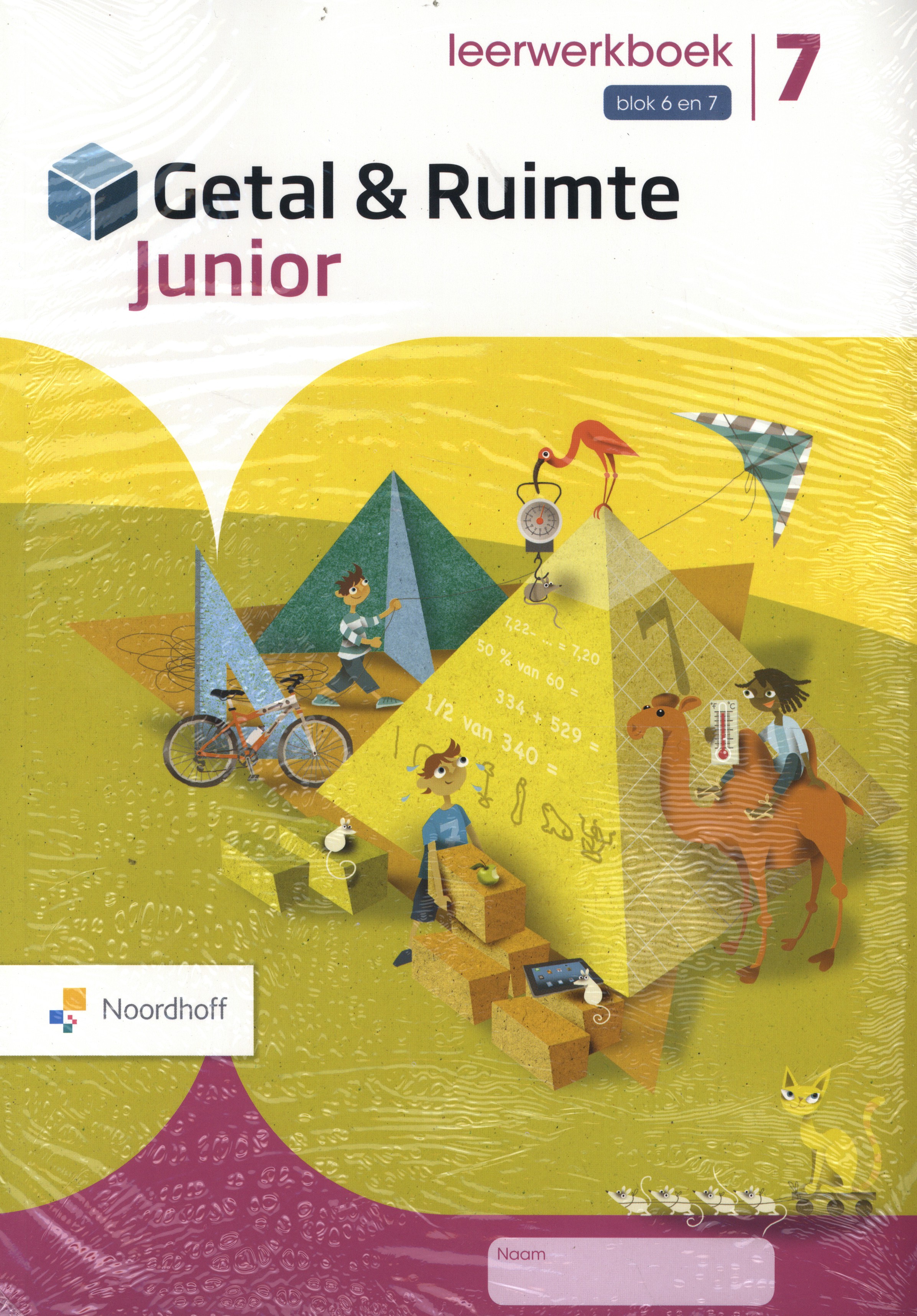 Getal & Ruimte Junior leerwerkboek groep 7 blok 6 en 7_set a 5