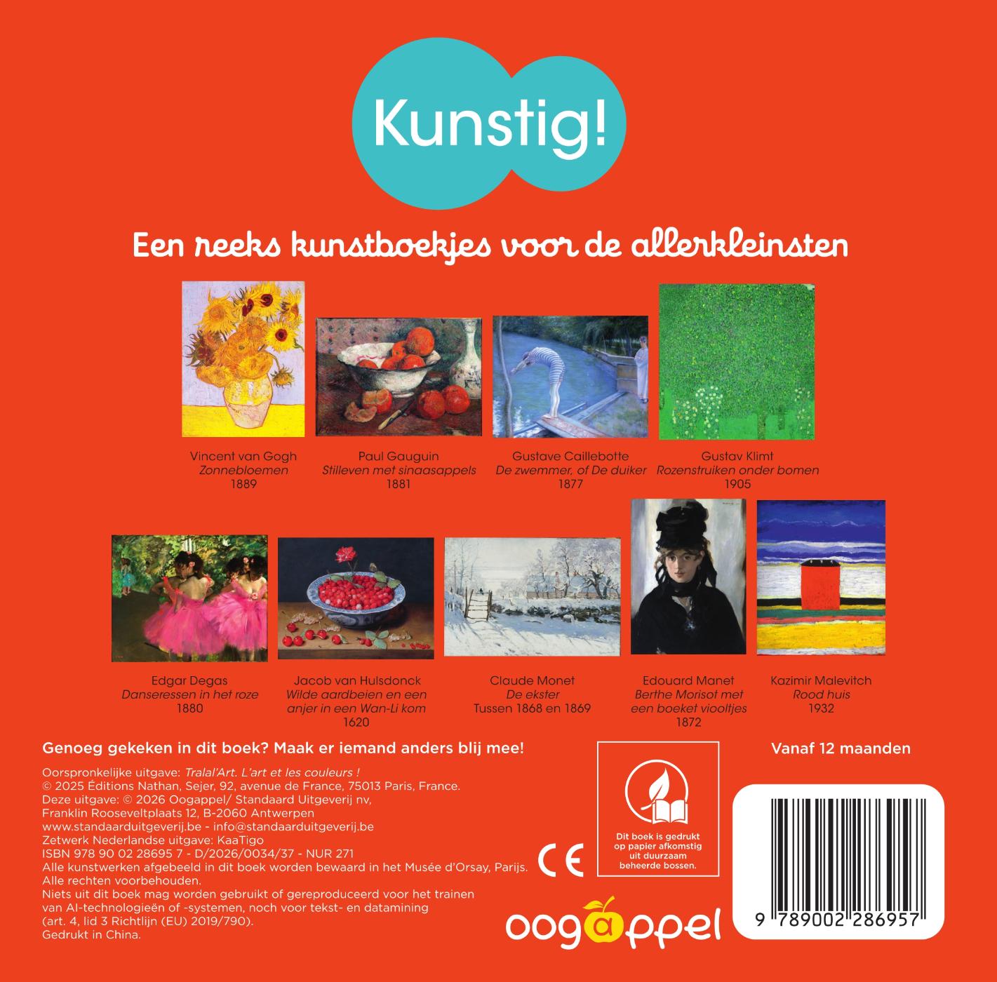 image for Mijn eerste boekje over kunst: Kleuren