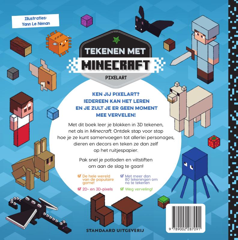 image for Tekenen met Minecraft Pixelart