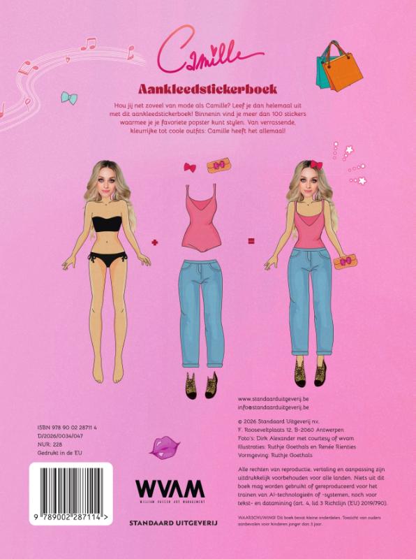 image for Camille aankleedstickerboek