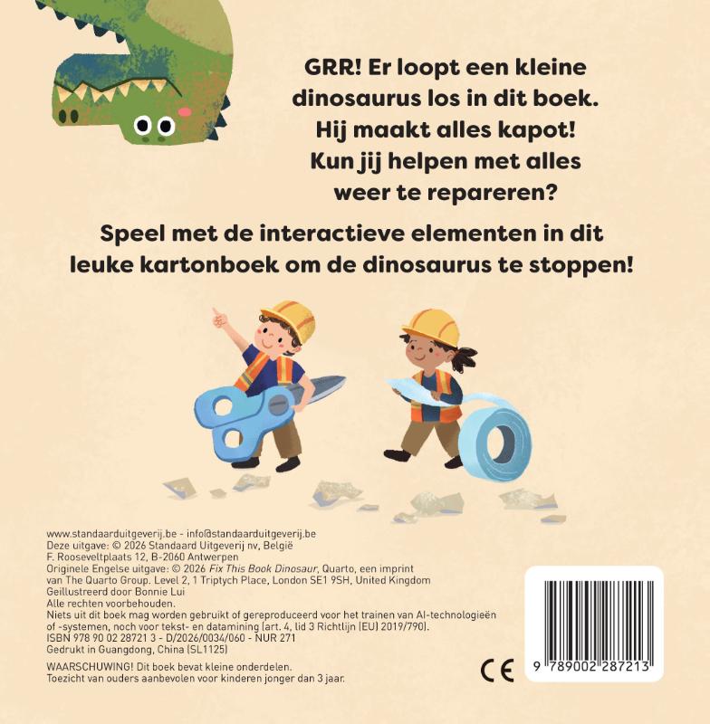 image for Maak dit boek - Een dino vernielde het