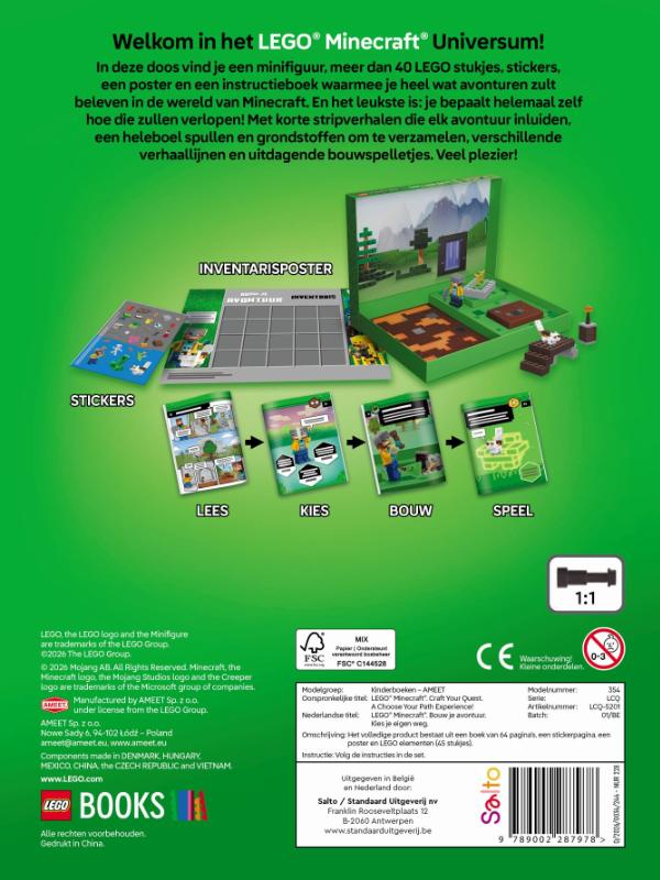 image for LEGO® Minecraft® Bouw je avontuur. Kies je eigen weg