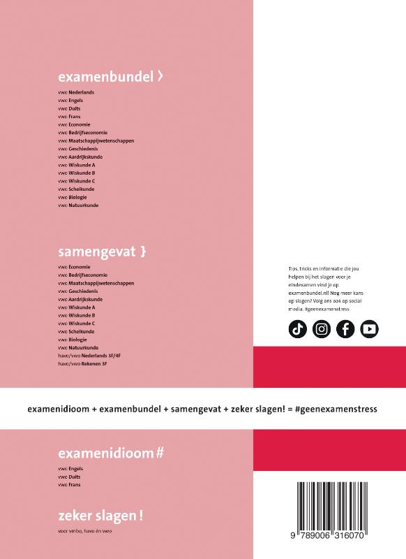 image for Examenbundel online + boek vwo Nederlands 2024/2025
