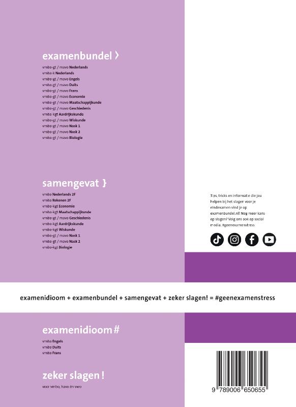 image for Examenbundel online + boek vmbo-gt/mavo Duits 2024/2025