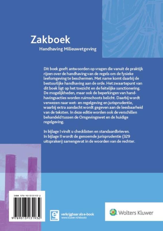 image for Zakboek handhaving milieuwetgeving 2016