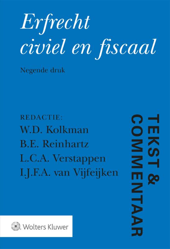 Tekst & Commentaar Erfrecht civiel en fiscaal