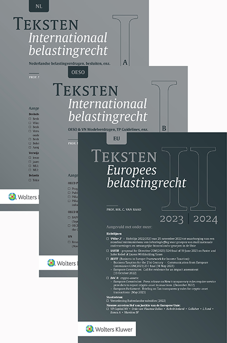 Teksten Internationaal & Europees Belastingrecht