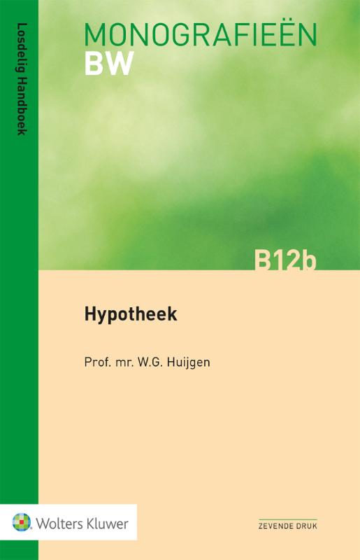 Monografieën BW  B12b: Hypotheek
