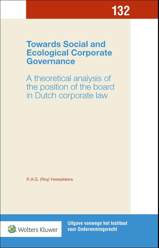 Towards Social and Ecological Corporate Governance