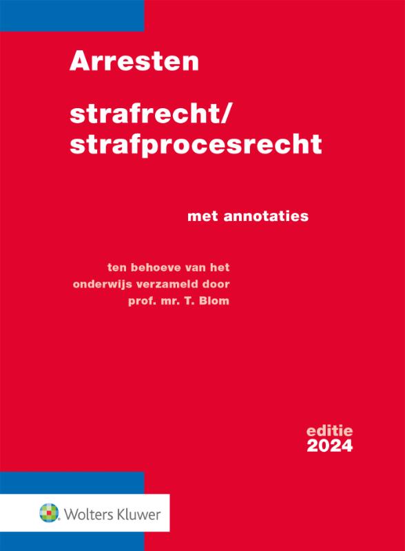 Arresten strafrecht/strafprocesrecht