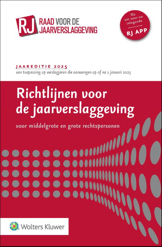 Richtlijnen voor de jaarverslaggeving, middelgrote en grote rechtspersonen 2025