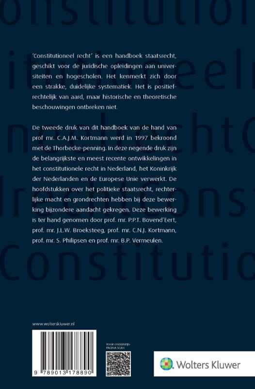 image for Constitutioneel recht