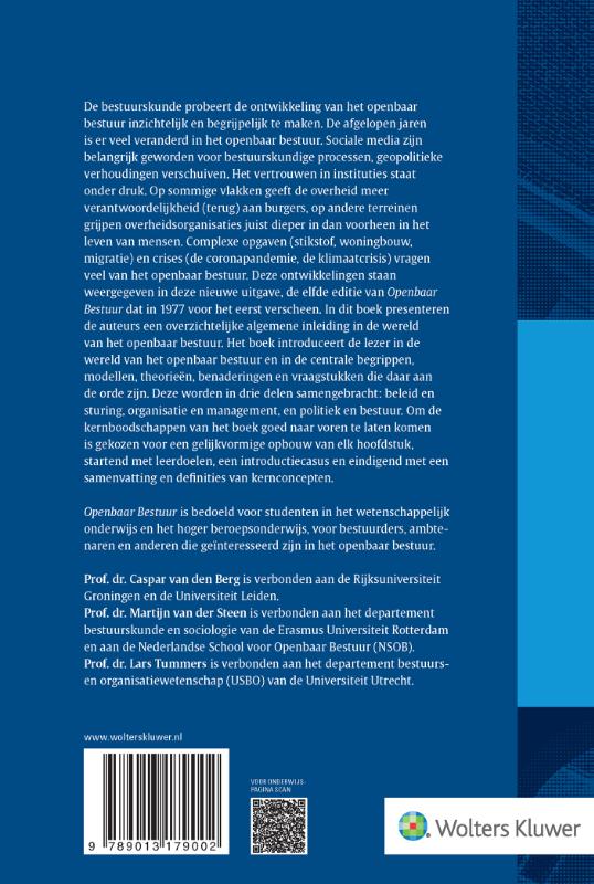 image for Openbaar Bestuur, beleid, organisatie en politiek