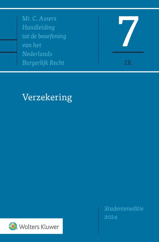 Asser 7-IX Verzekering - Studenteneditie - 2024