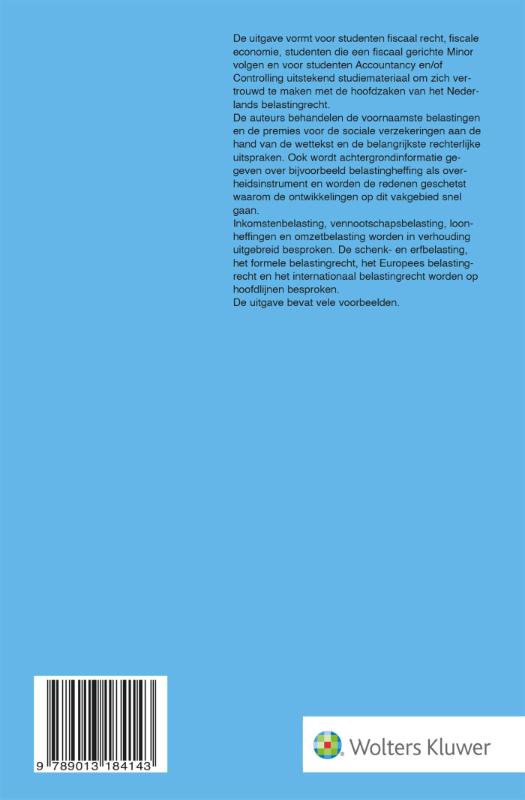 image for Belastingrecht in Hoofdlijnen