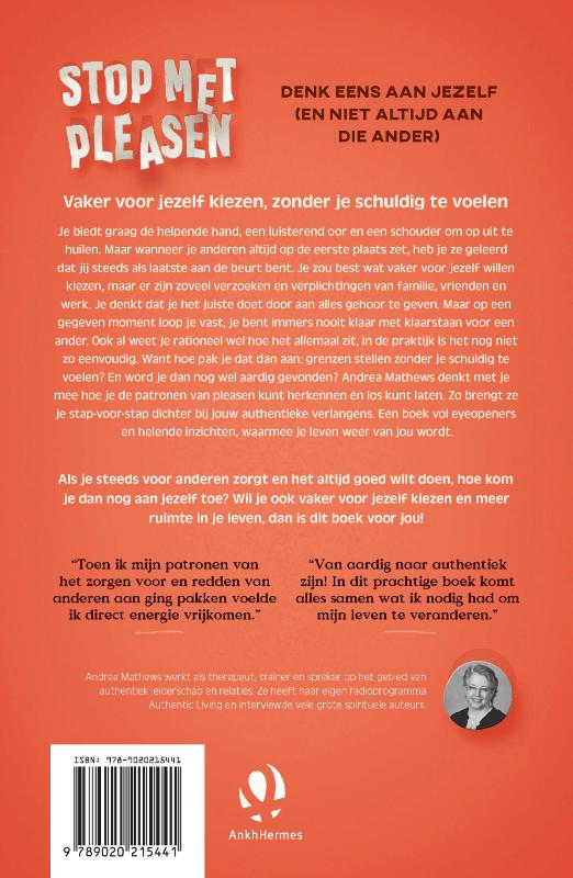 image for Stop met pleasen