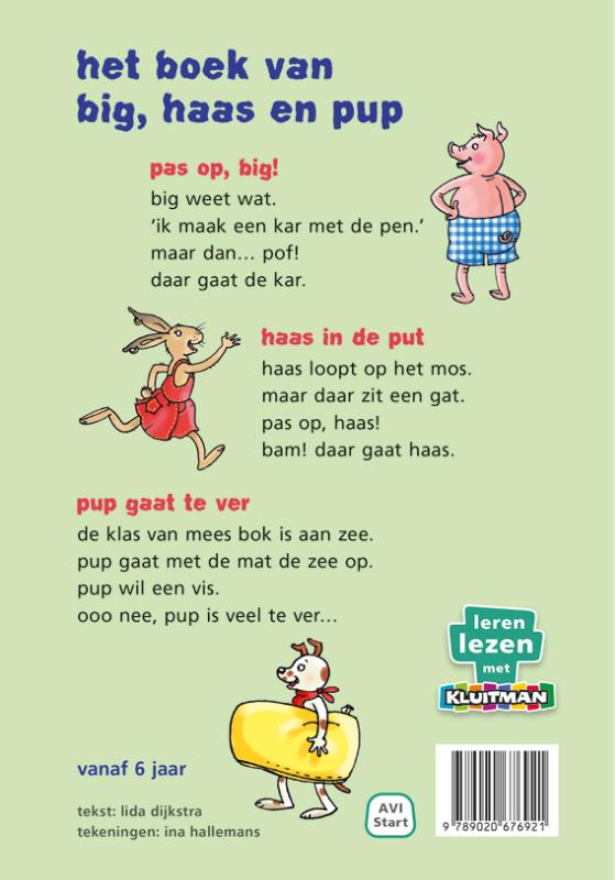 image for het boek van big, haas en pup