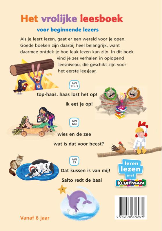 image for Het vrolijke leesboek voor beginnende lezers