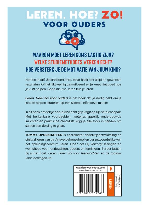 image for Leren. Hoe? Zo! Voor ouders