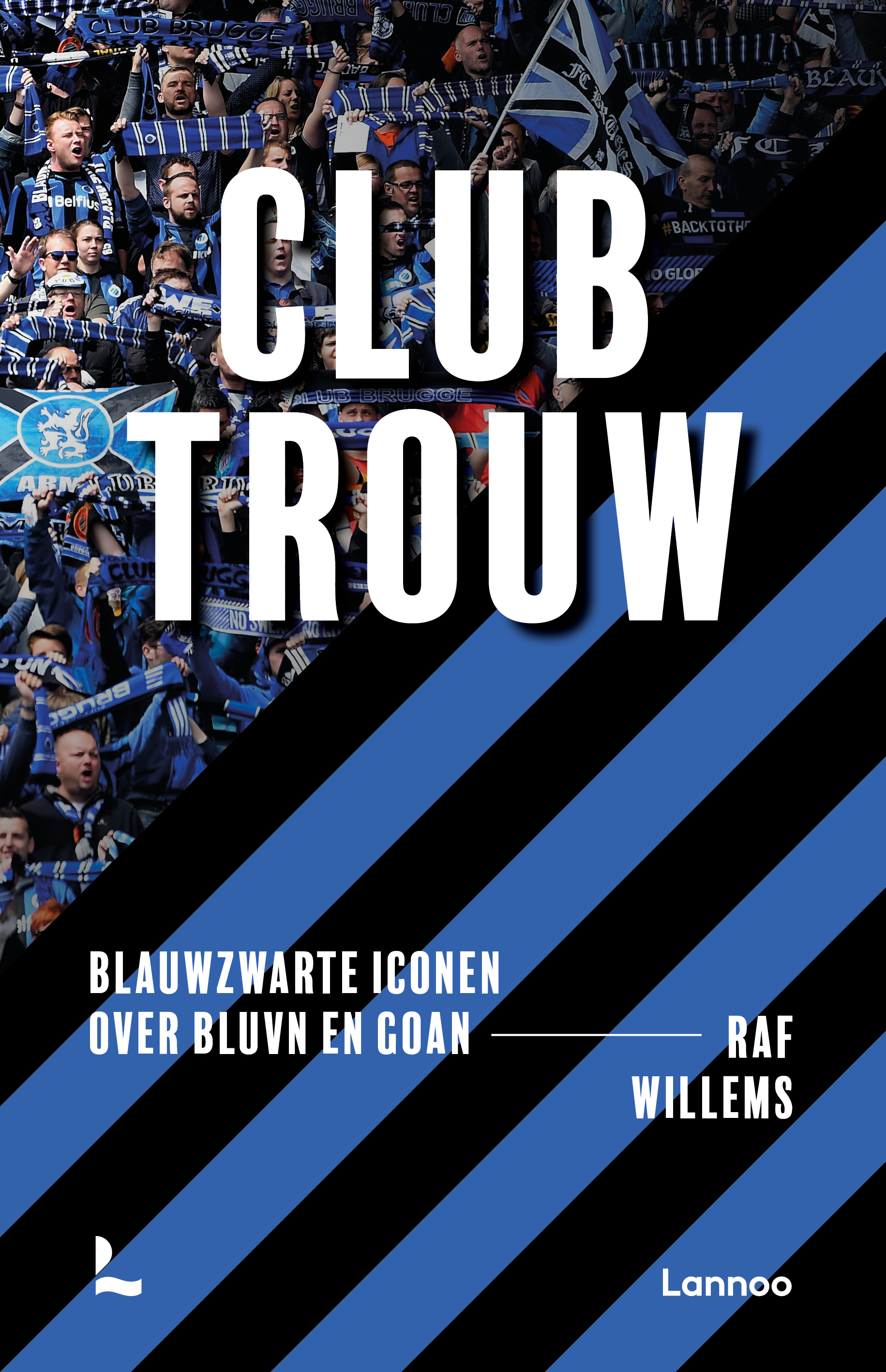 Clubtrouw Blauwzwarte iconen over bluvn en goan