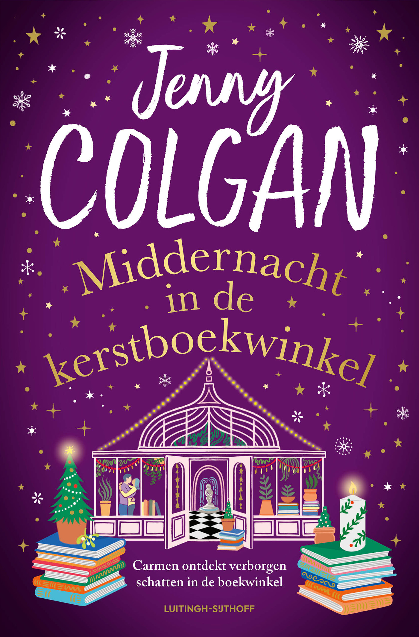 Middernacht in de kerstboekwinkel