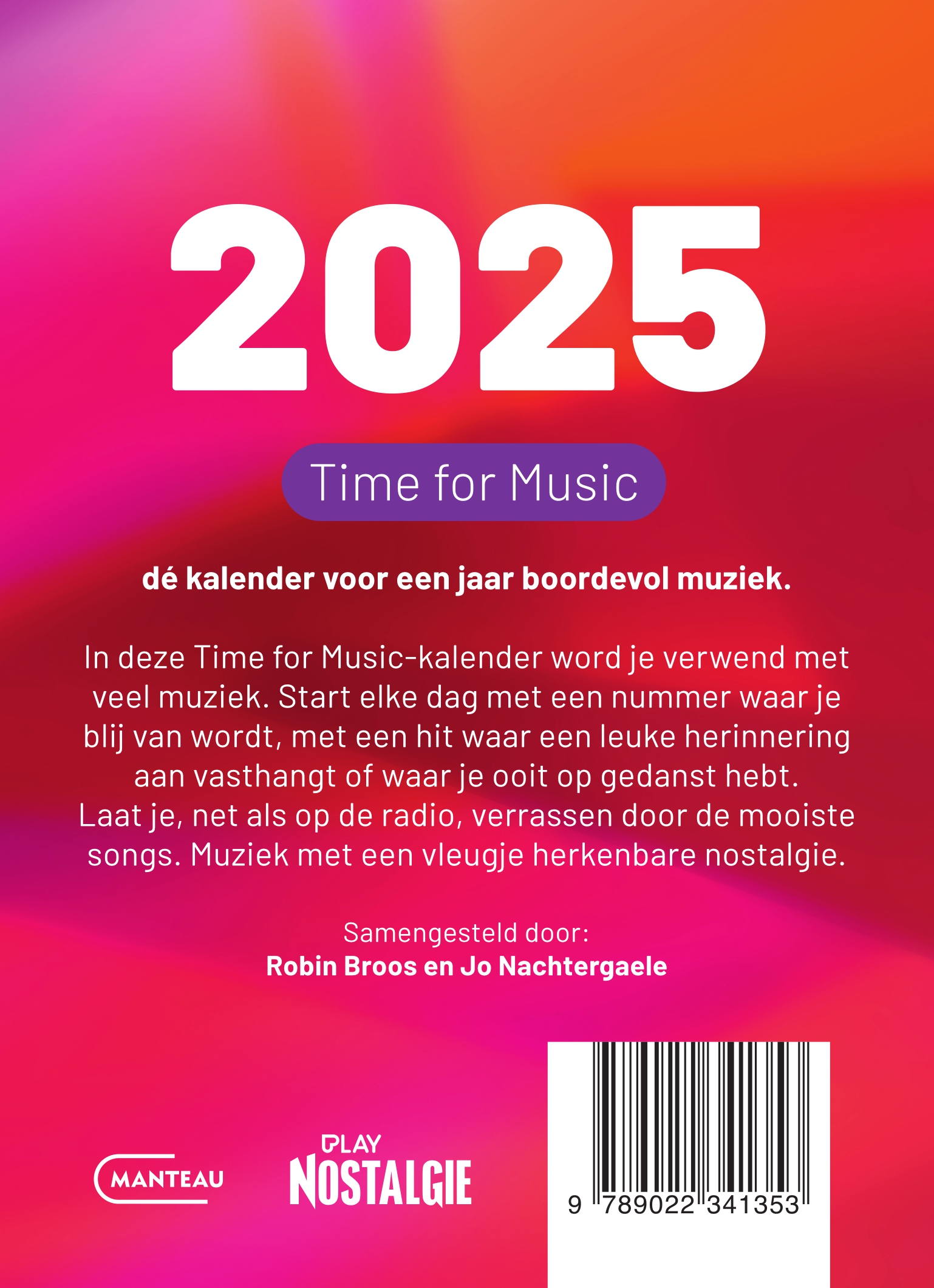 Time for Music 2025 de kalender voor een jaar waar muziek in zit