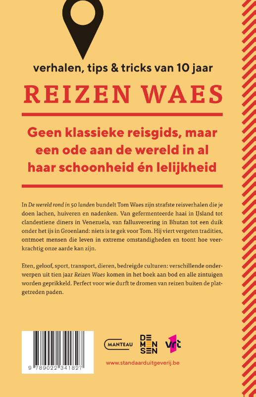 image for De wereld rond in 50 landen. Verhalen, tips & tricks van 10 jaar Reizen Waes