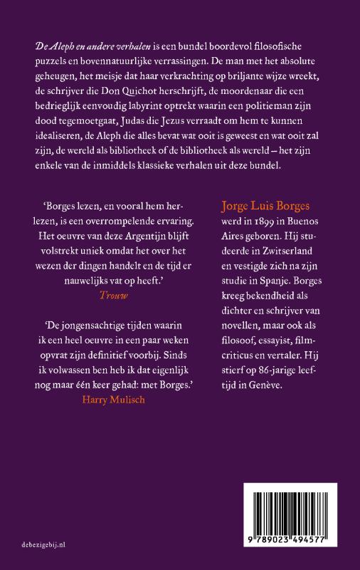 image for De Aleph en andere verhalen