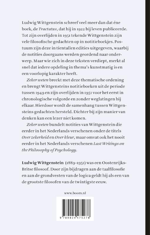 image for Zeker weten