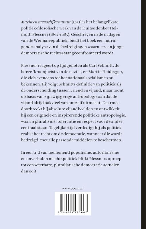 image for Macht en menselijke natuur