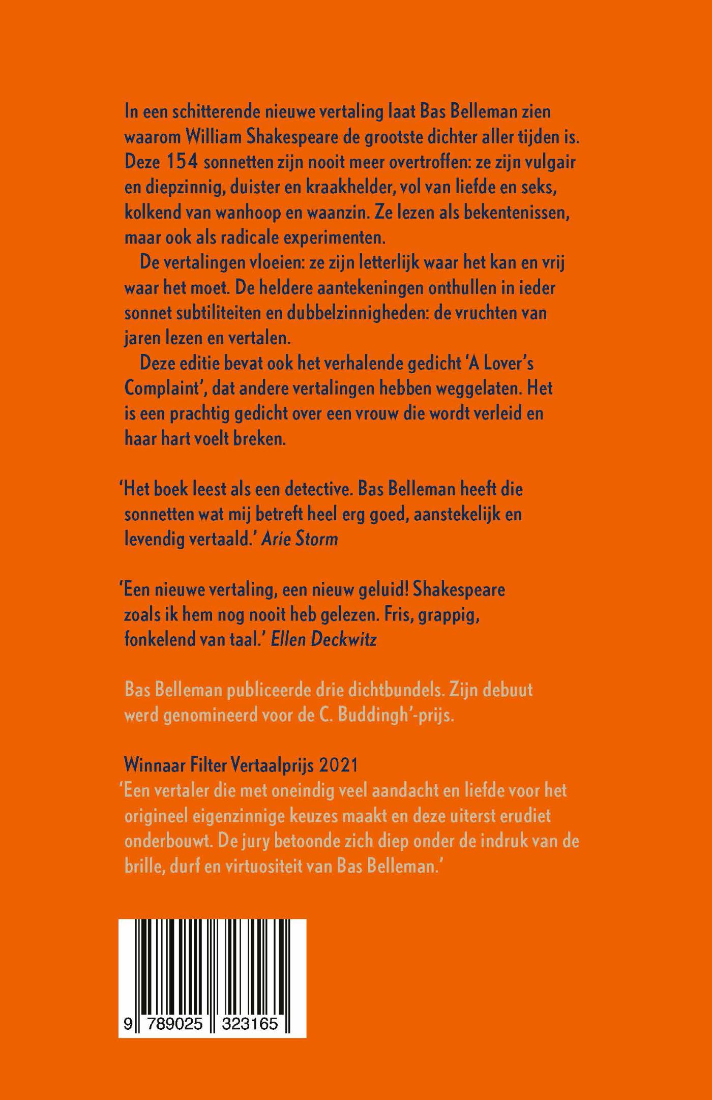 image for Shakespeares sonnetten