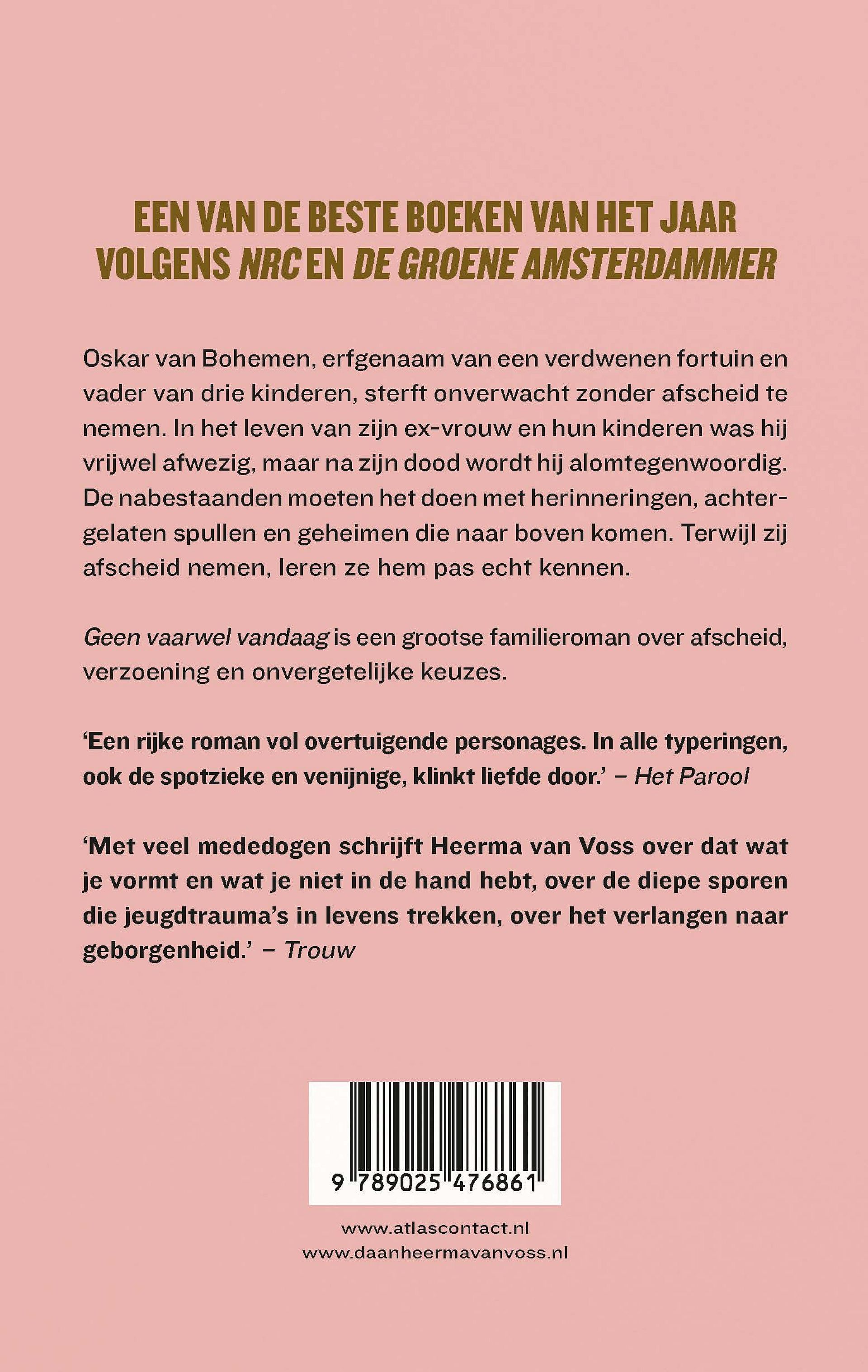 Geen vaarwel vandaag 