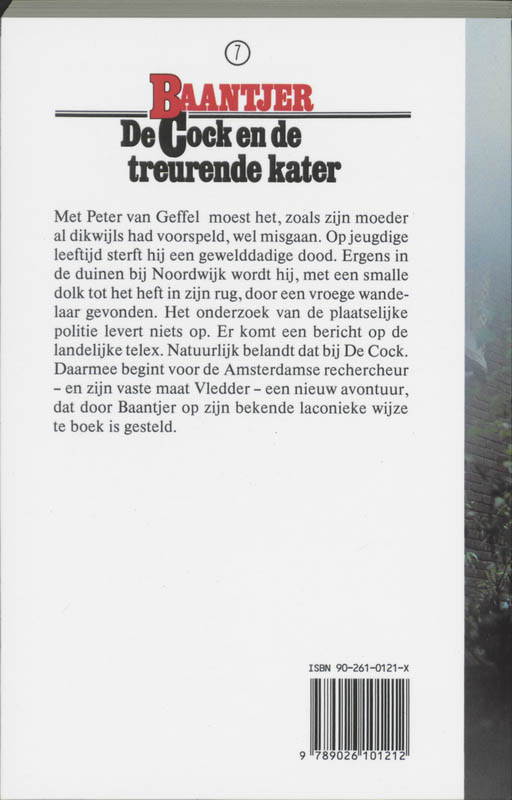image for De Cock en de treurende kater