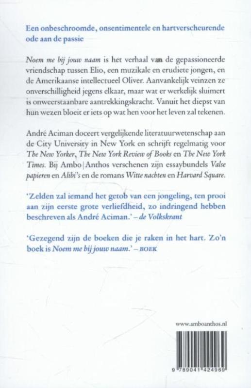 image for Noem me bij jouw naam - filmeditie