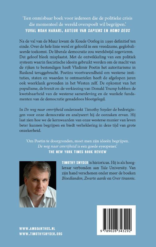image for De weg naar onvrijheid