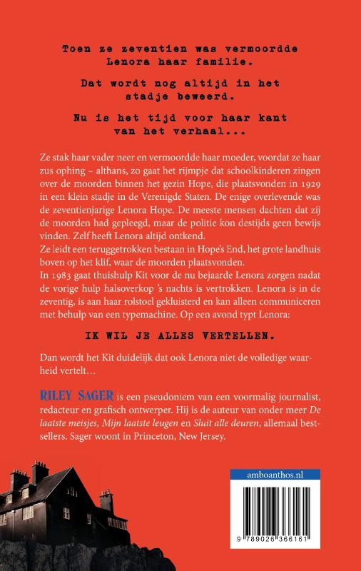 image for De enige die overbleef