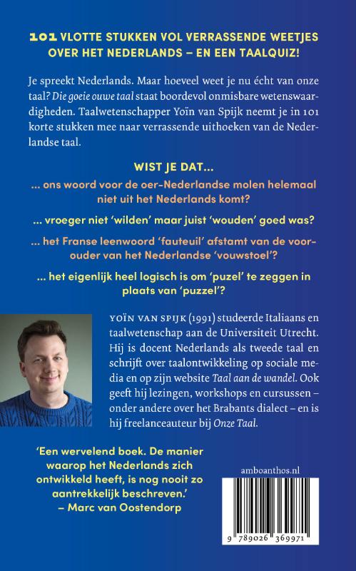 image for Die goeie ouwe taal