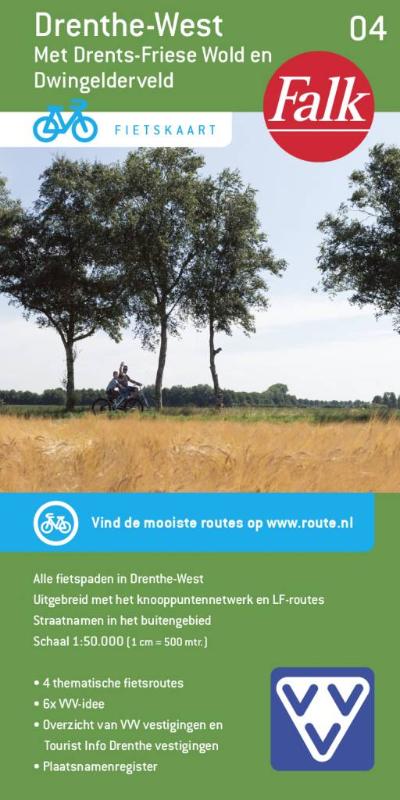 Falk VVV fietskaart 04 Drenthe-West