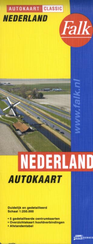 Falk autokaart Nederland classic