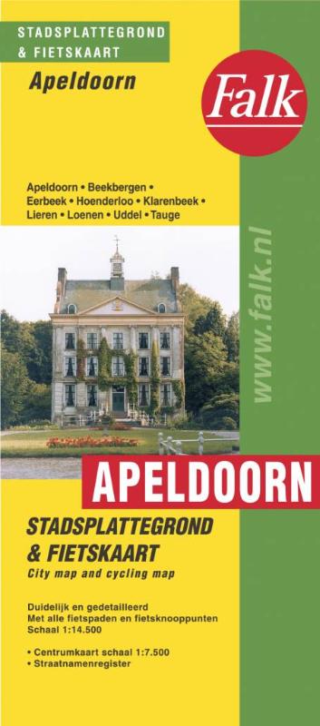 Falk Stadsplattegrond & fietskaart Apeldoorn e.o. 2017-2019, 32e druk