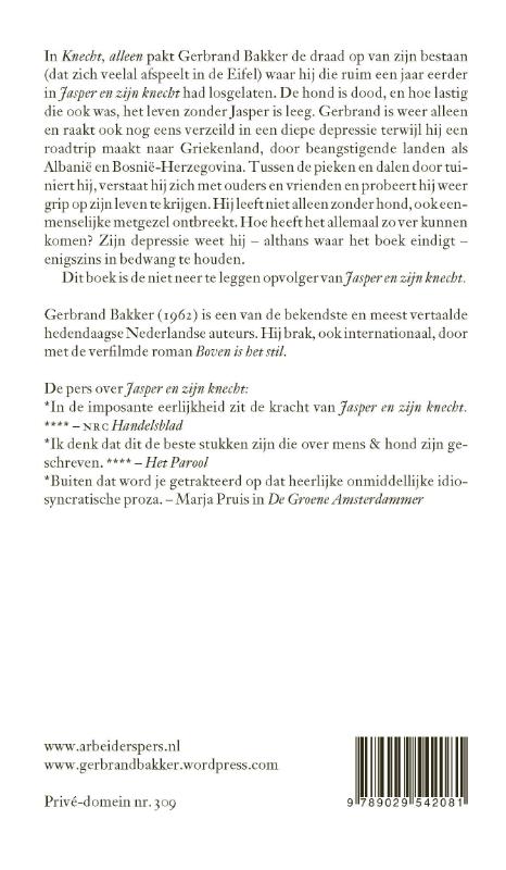 image for Knecht, alleen
