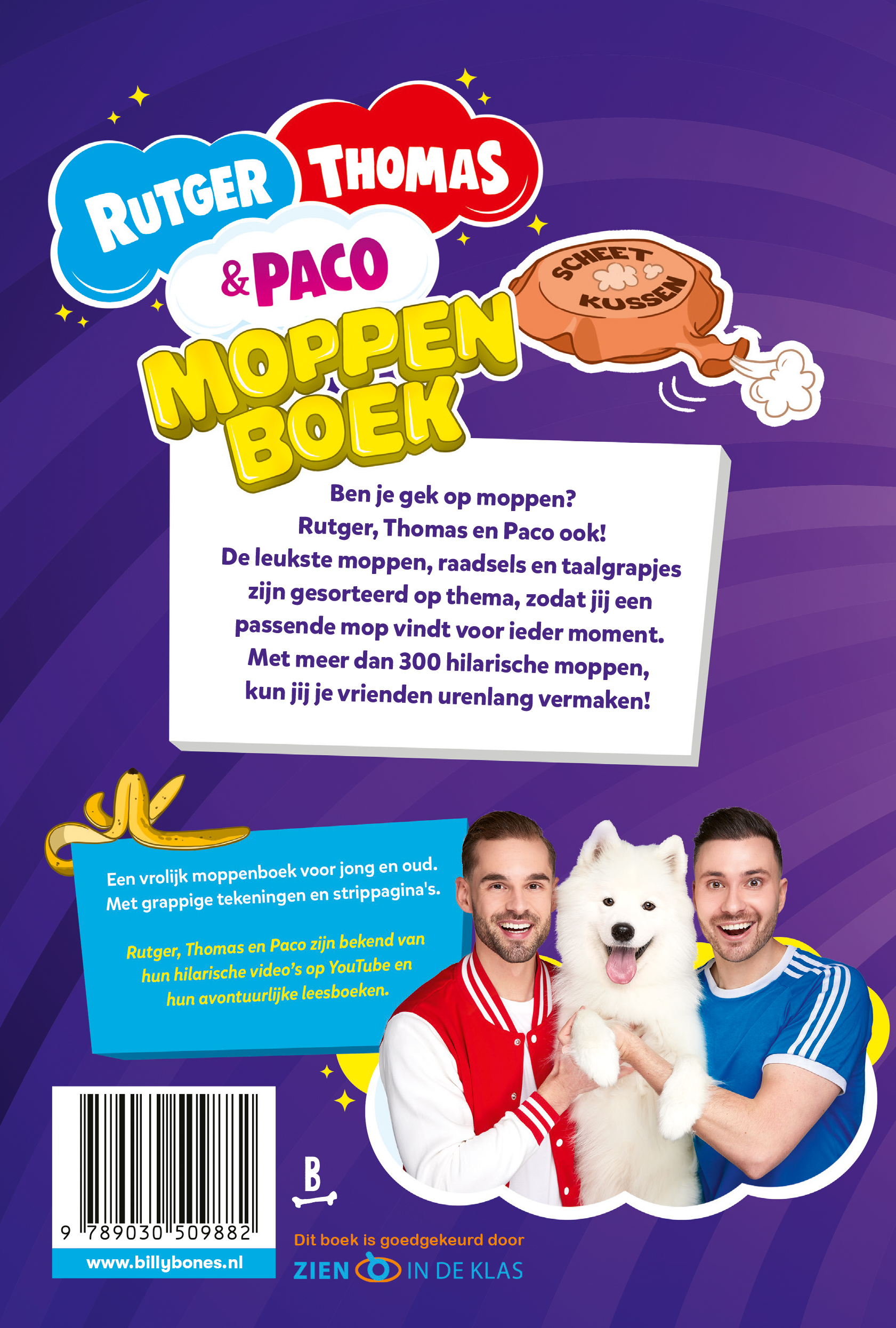 Het Moppenboek van Rutger, Thomas en Paco 