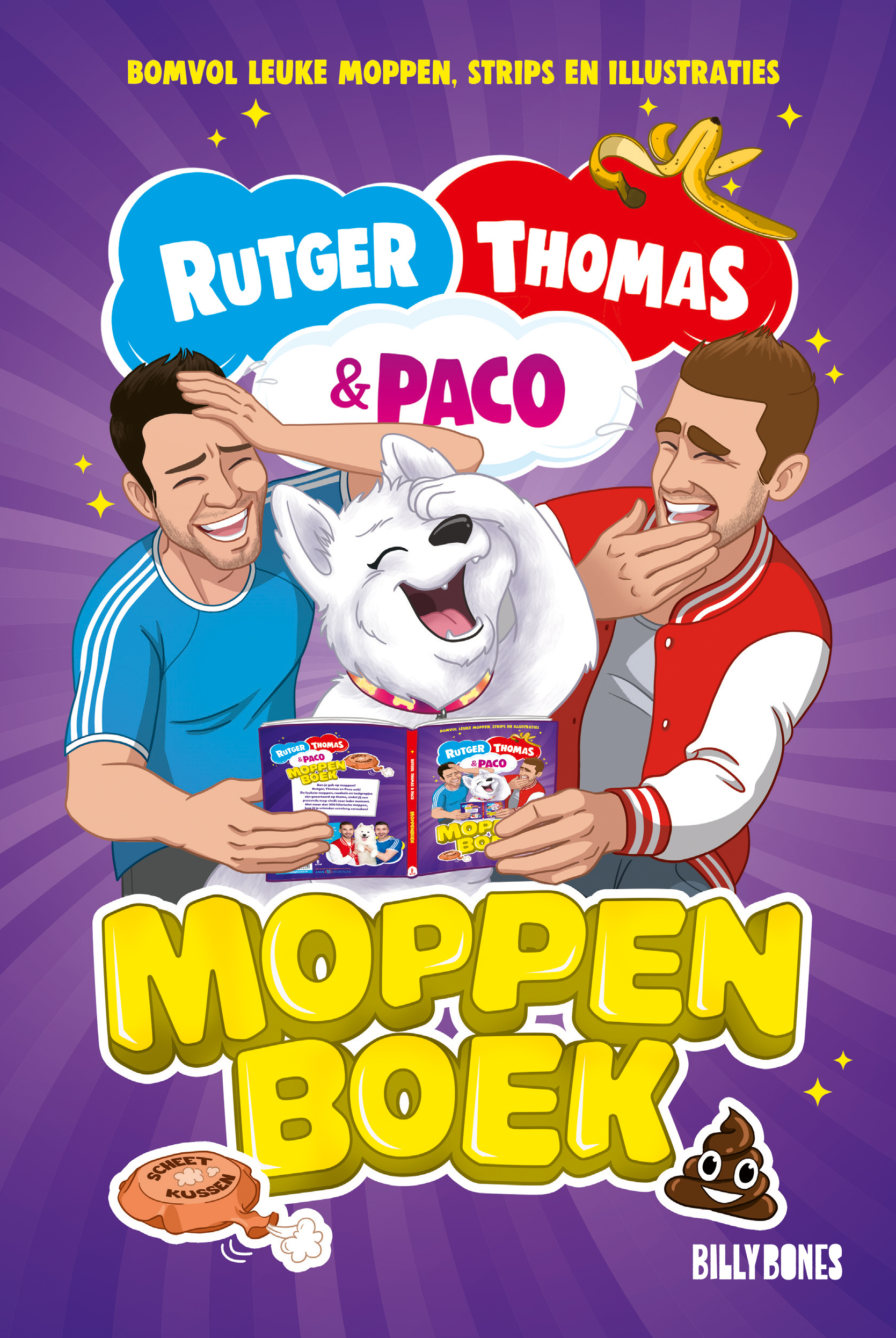 Het Moppenboek van Rutger, Thomas en Paco 
