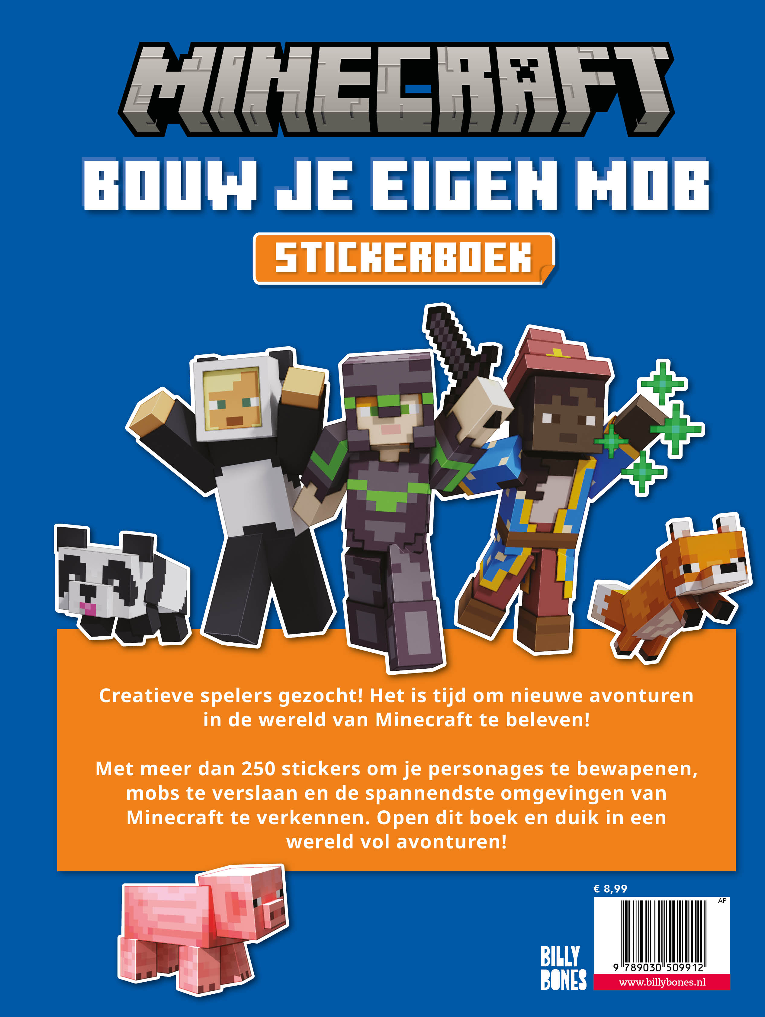 Minecraft Stickerboek - Bouw je eigen mob Maak je eigen avonturen met meer dan 250 stickers