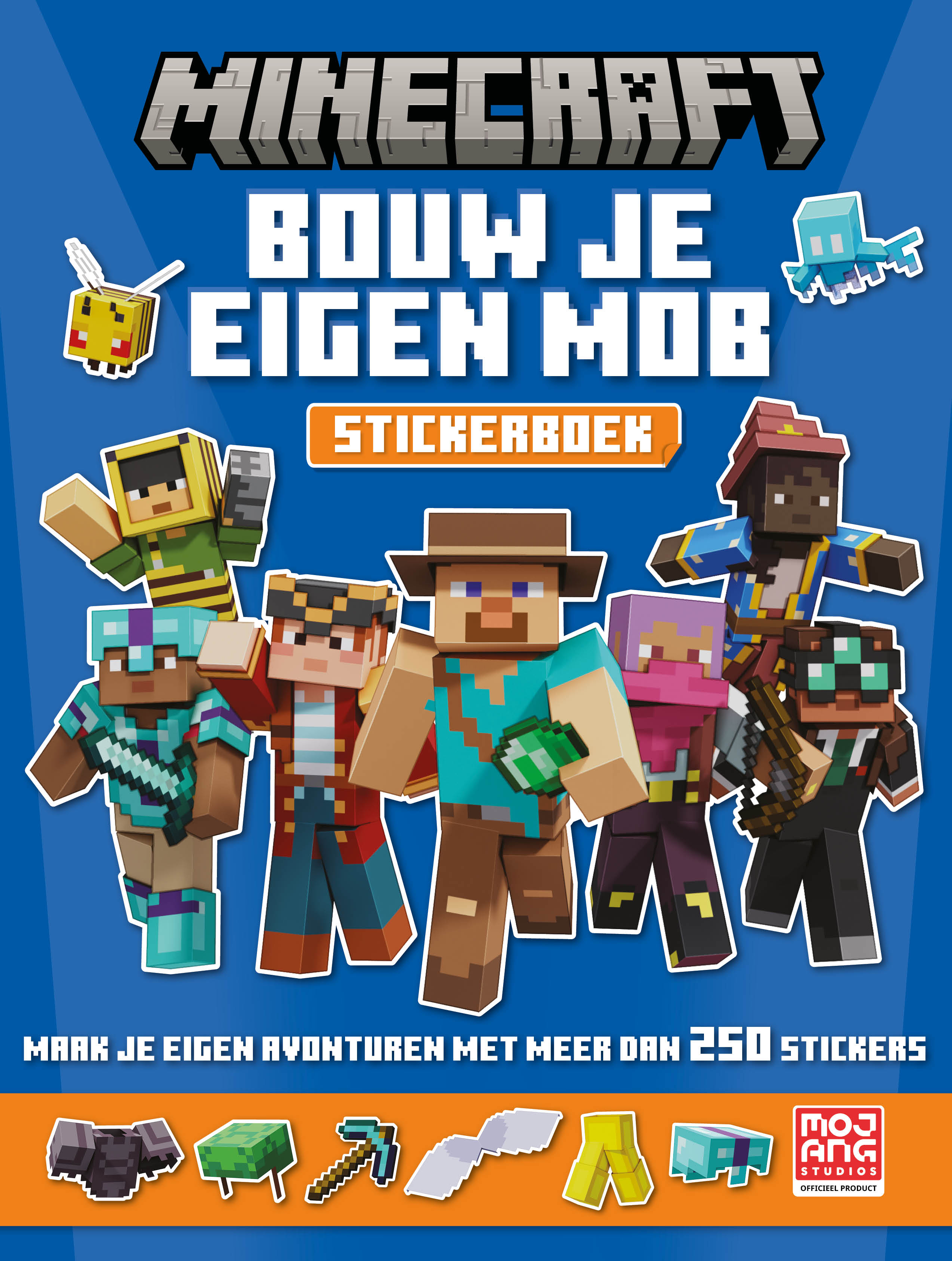 Minecraft Stickerboek - Bouw je eigen mob Maak je eigen avonturen met meer dan 250 stickers