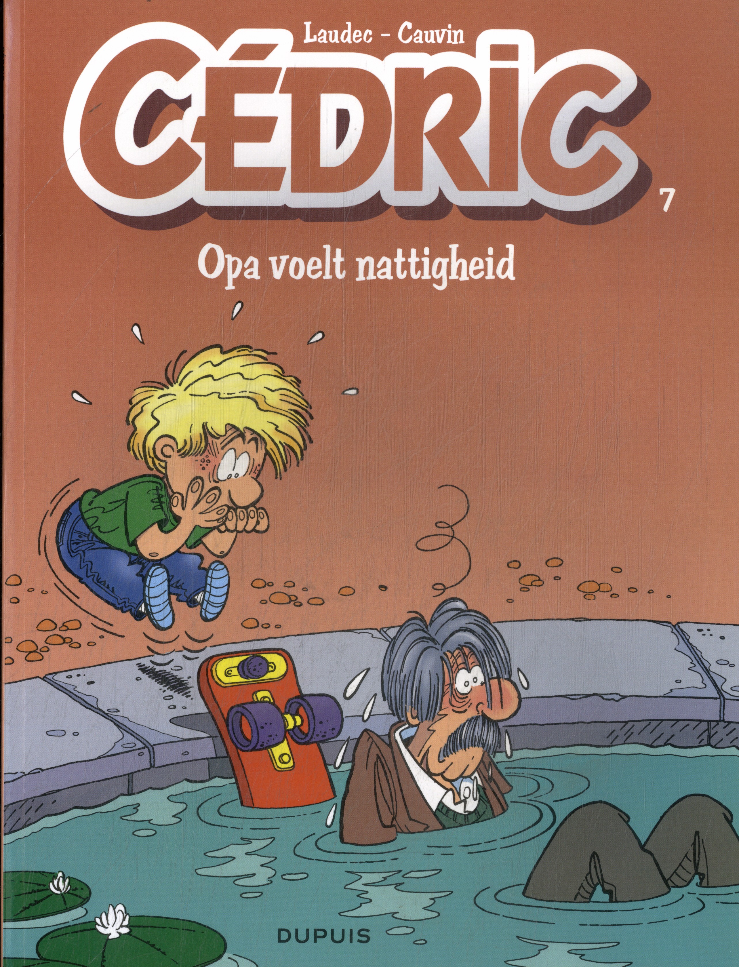 Opa voelt nattigheid 