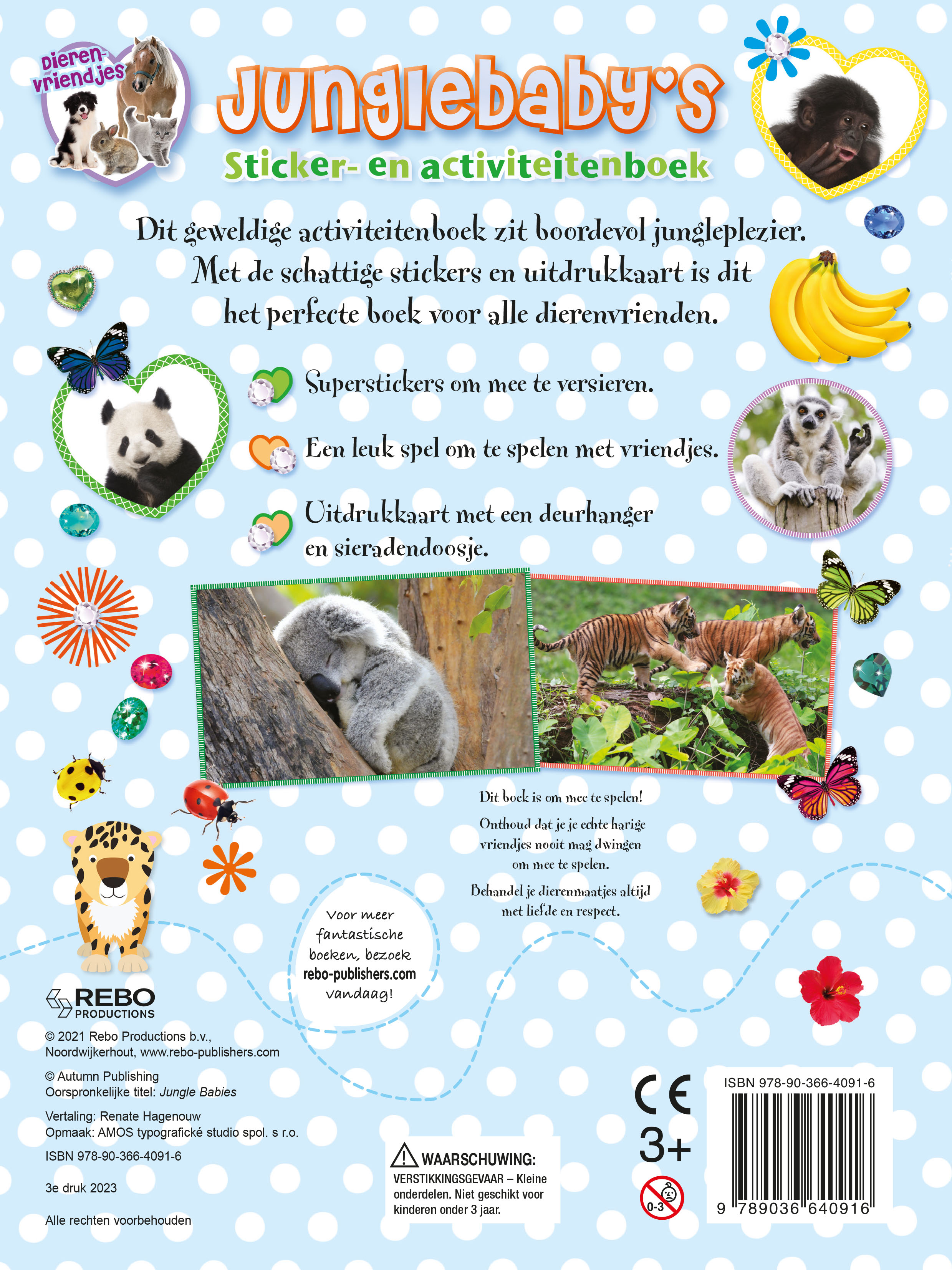 Junglebaby 's sticker- en activiteitenboek